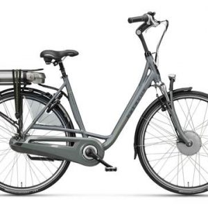 Elektrische fiets, Batavus Monaco in de kleur grijs