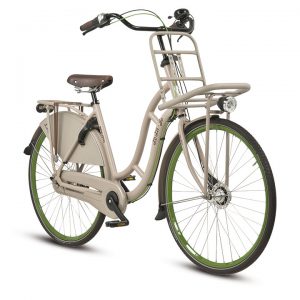 Transportfiets, fiets met versnellingen, Sparta Lola in de kleur beige