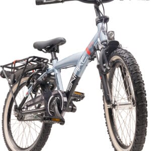 Stoere jongens fiets, Batavus Snake, in de kleur grijs