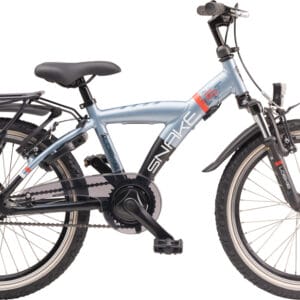 Stoere jongens fiets, Batavus Snake, in de kleur grijs