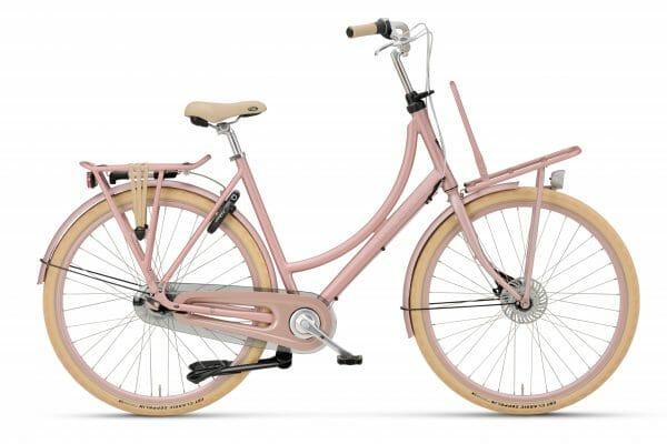 Noorderlicht fietsverhuur – Batavus Diva – 24 inch – roze