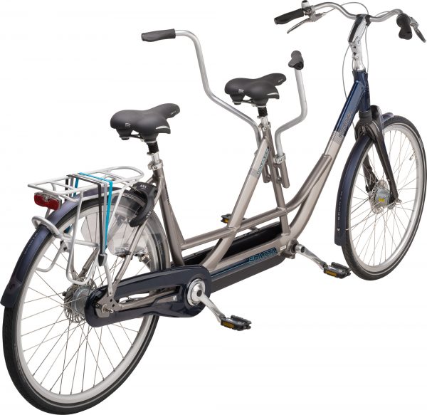 Noorderlicht fietsverhuur – Sparta tandem – achterkant