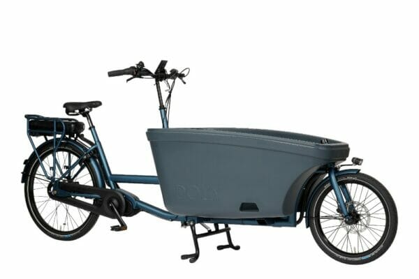 Noorderlicht fietsverhuur – elektrische bakfiets – 600Wh – blue-grey